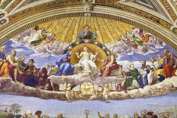 Disputation of the Holy Sacrament, detail, c. 1501-1520 (fresco)
