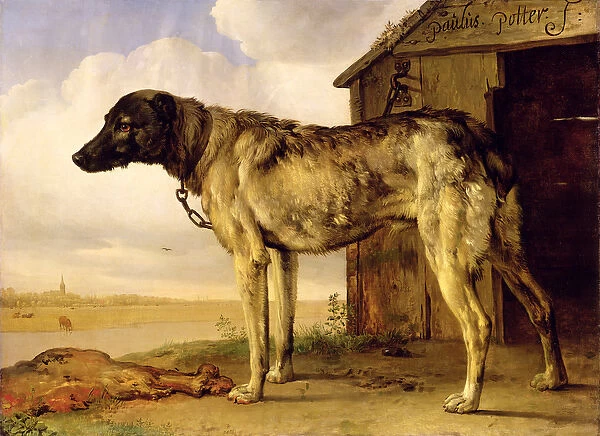 Dog on a Chain, 1653-4