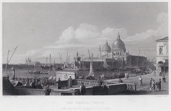The Dogana, Venice (engraving)