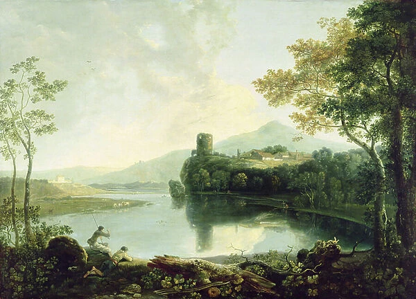 Dolbardarn Castle (oil on canvas)