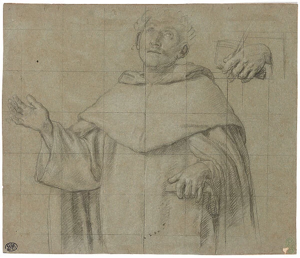 A Dominican saint, perhaps Saint Peter Martyr, half-length