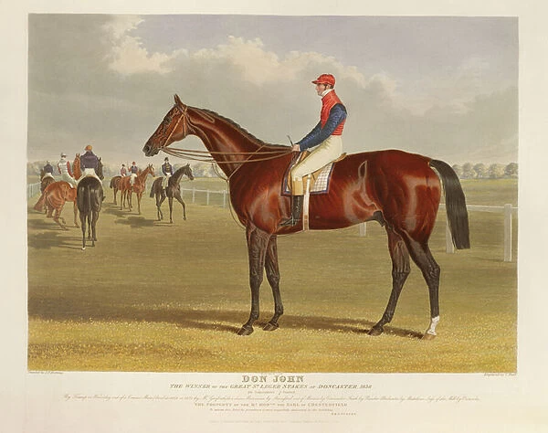 Don John, the Winner of the Great St. Leger Stakes at Doncaster, 1838