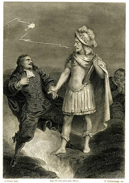 Don Juan, piece by Jean Baptiste Poquelin dit Moliere (1622-1673), act 5
