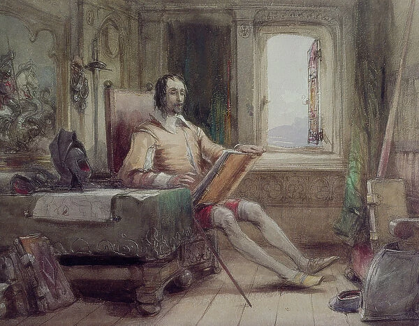 Don Quixote in his Study