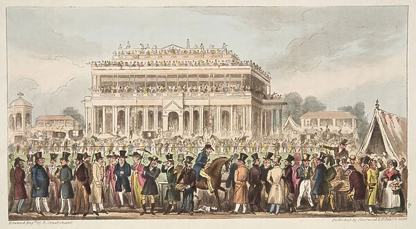 Doncaster Race Course during the Great St. Leger Race, 1824