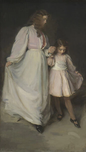 Dorothea and Francesca, 1898 (oil on canvas)