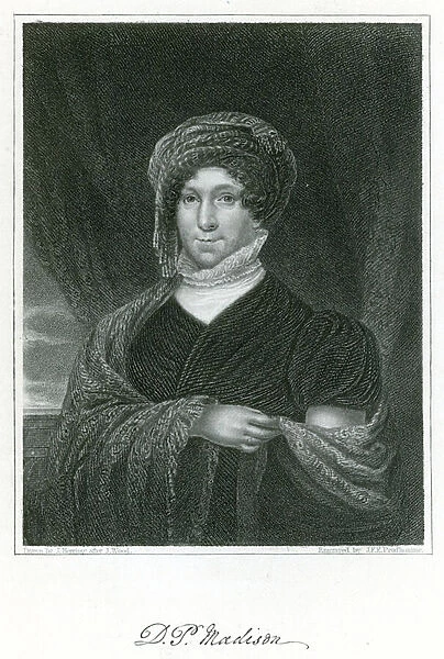 Dorothy P Madison (engraving)
