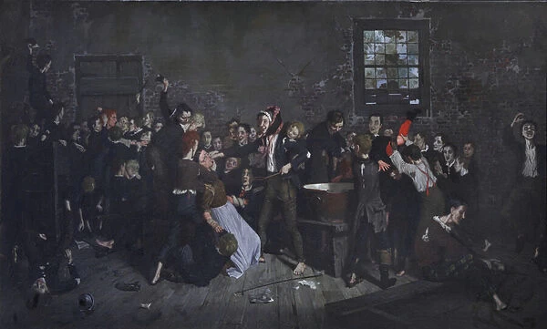 Dotheboys Hall Breaks Up Forever, 1862-1922 (oil on canvas)