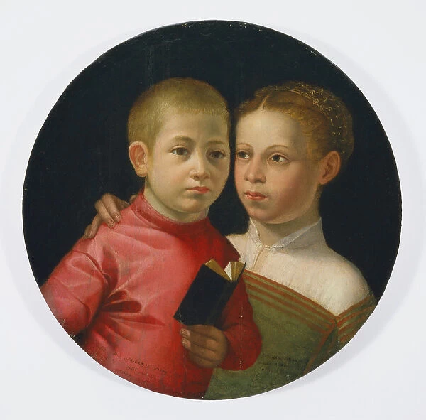 Double Portrait of a Boy and Girl of the Attavanti Family, c. 1580 (oil on panel)