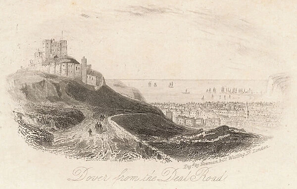 Dover from the Deal Road (engraving)