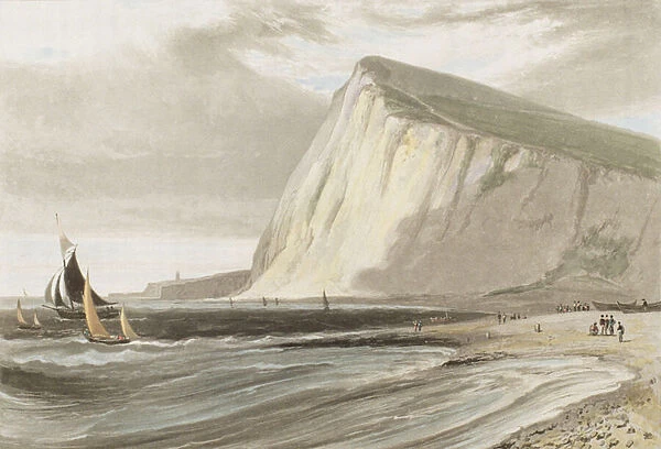 Dover, from Shakespeares Cliff, from A Voyage Around Great Britain Undertaken
