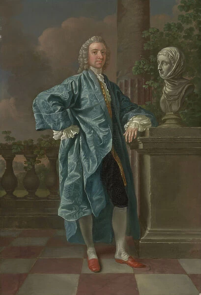 Dr Charles Chauncey, M. D. (1706-77) 1747 (oil on canvas)