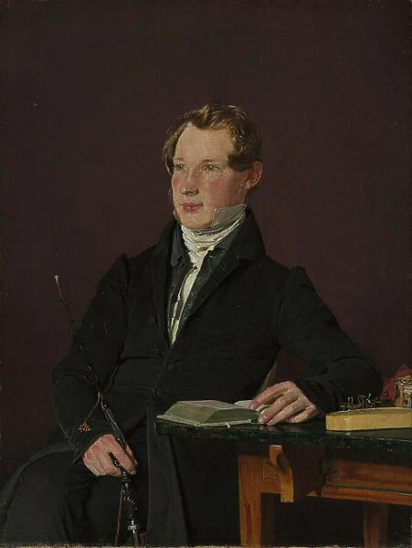 Dr. Johann Henning Kjetil Hjardemaal, 1833 (oil on fabric)