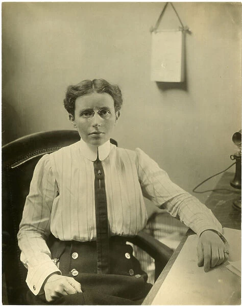 Dr Josephine Baker, head of the Child Hygiene Dept of the Dept of Health of Cy of NY