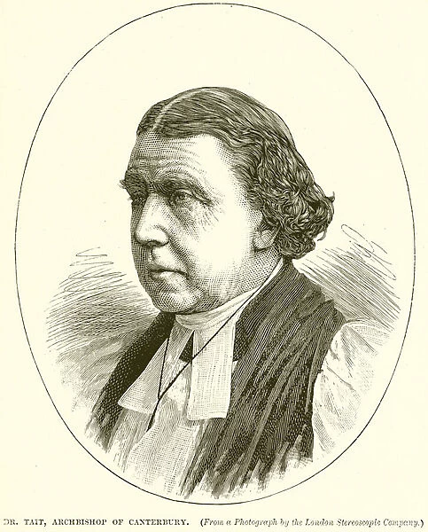 Dr. Tait, Archbishop of Canterbury (engraving)
