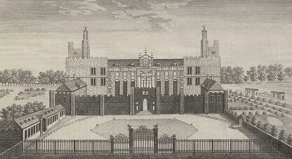 Drayton House, Northamptonshire, seat of George Germain, 1st Viscount Sackville (engraving)