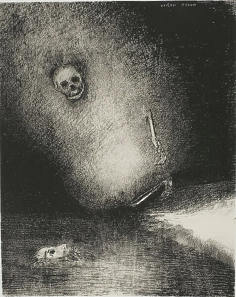 The Dream has Ended in Death, from The Juror, 1887 (litho)