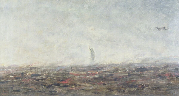 The Dream - Paris Burning, 1870 (oil on canvas)