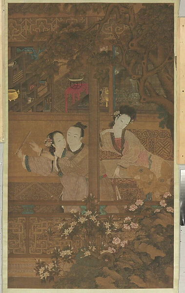 Dream of the Red Chamber (hanging scroll, ink and colour on silk)