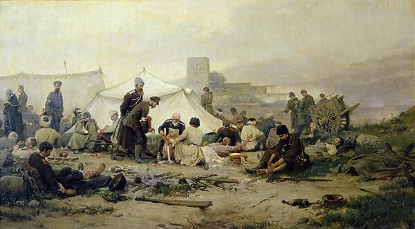 Dressing station, 1893 (oil on canvas)