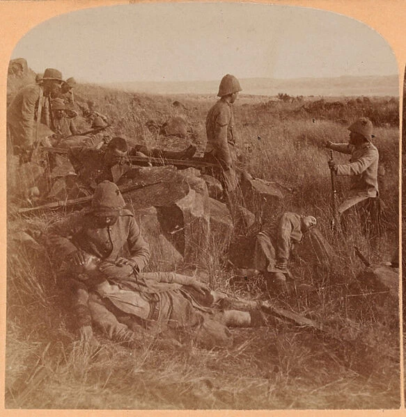 Driefontein battlefield, South Africa, 1899 (b  /  w photo)
