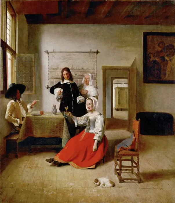Framed Print : The drinker