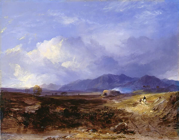 A Drove Road in the Western Highlands, c. 1850 (oil on canvas)
