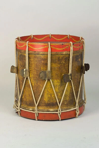 Side drum used by the 42nd (Royal Highland) Regiment of Foot, 1815 circa