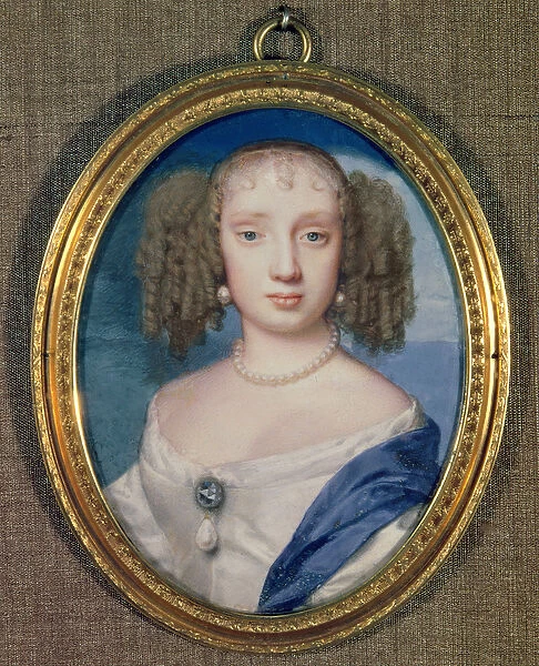 Duchess of Orleans, c. 1665 (w  /  c on ivory)