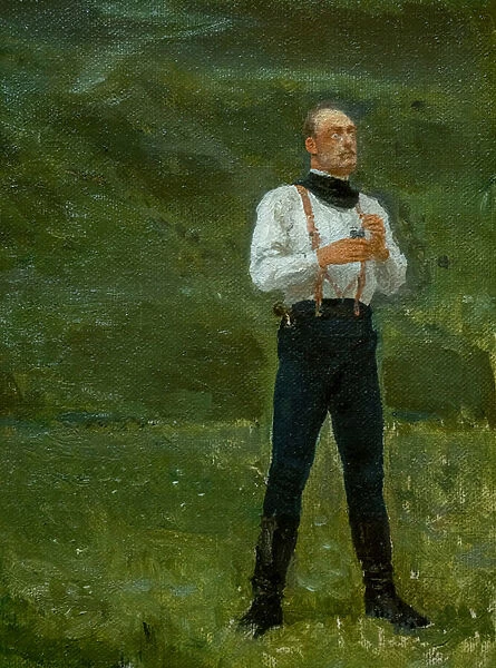 THE DUEL (detail), 1897 (oil on canvas)