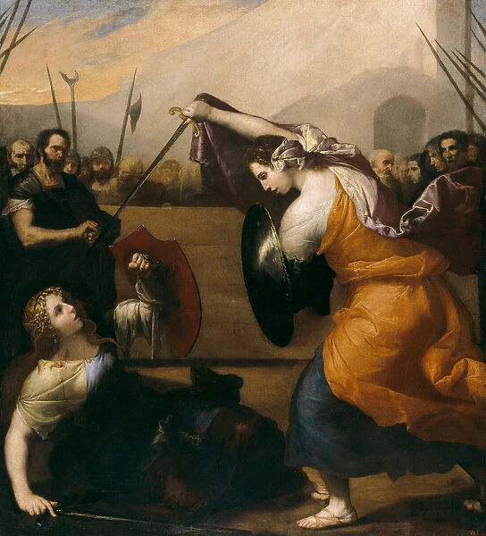 'Duel de femmes'(Duel of women) Peinture de Jose de Ribera