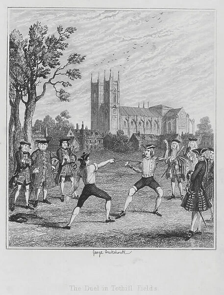 The Duel in Tothill Fields (engraving)