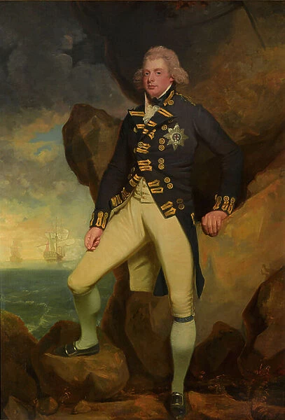 The Duke of Clarence, later William IV (oil on canvas)