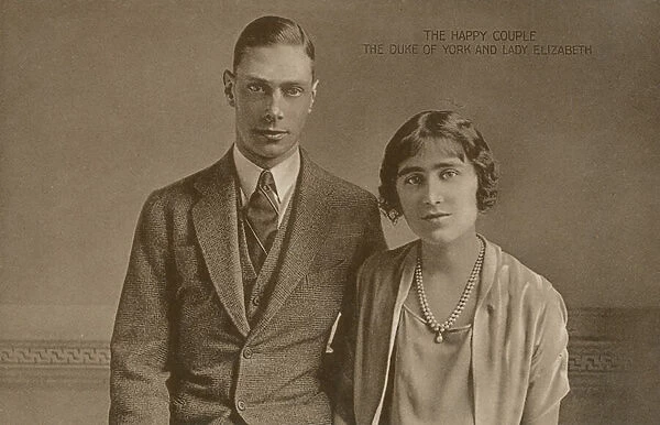 The Duke and Duchess of York, 1923 (b  /  w photo)