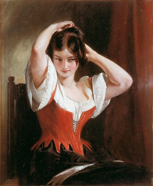 Dulcinee du Toboso, 1839 (oil on panel)