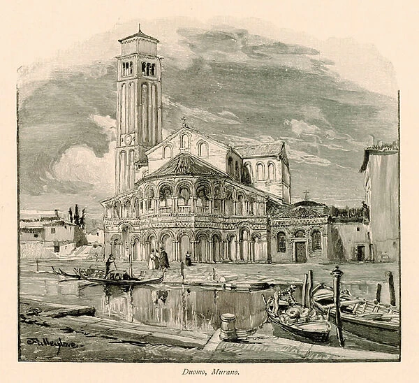 Duomo, Murano (litho)