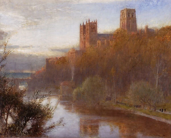 Durham Cathedral, 1910 (oil on canvas)