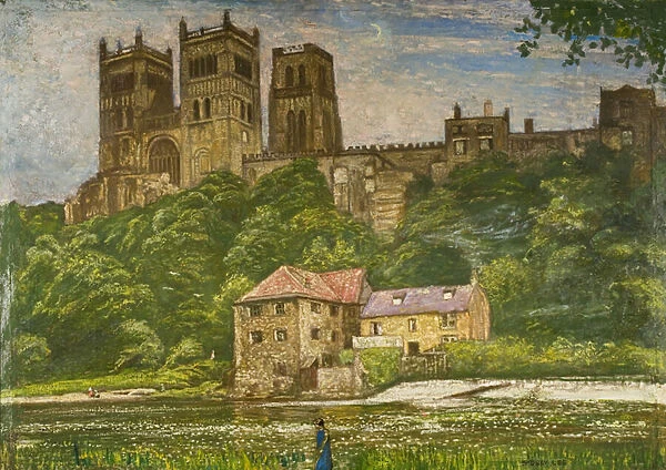 Durham Cathedral (oil on canvas)