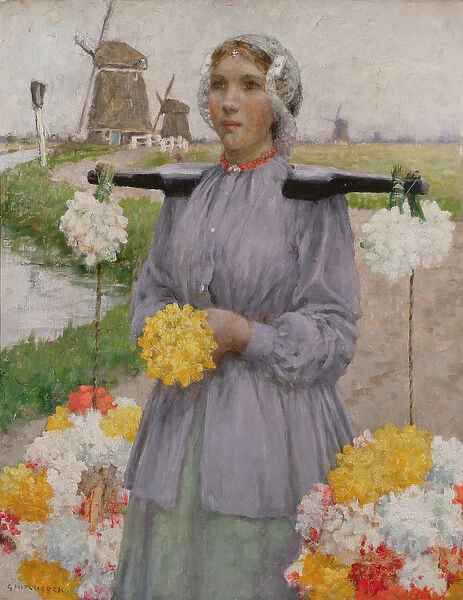 A Dutch Flower Girl