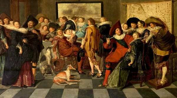 A Dutch Party, c. 1620 (oil on canvas)