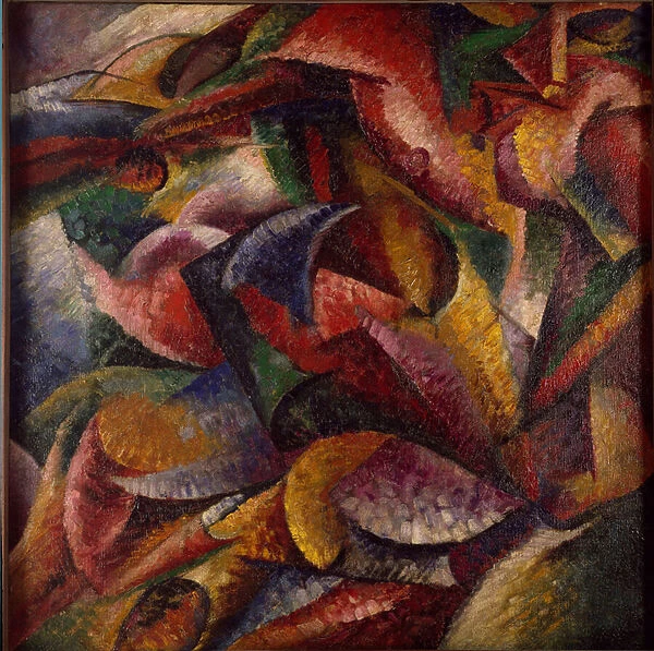 Dynamism of a Human Body, 1913 (Painting)