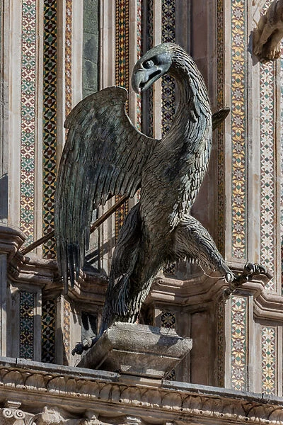 The eagle, symbol of St. John, 1329-30 (bronze)