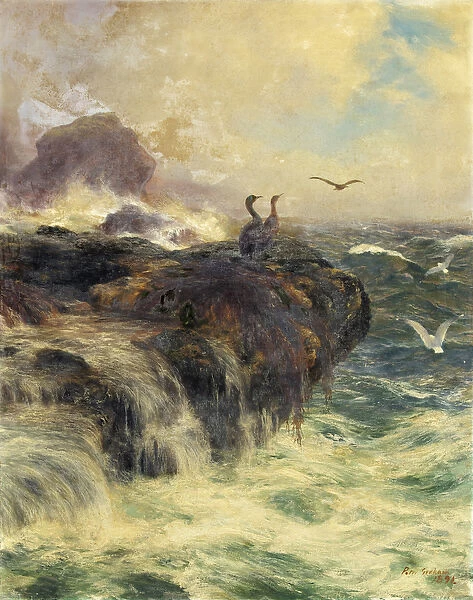 Eagles Cliff, 1891 (oil on canvas)