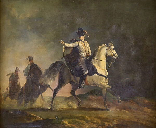 The Earl of Ancram Mounted on a Charger, c. 1773 (oil on canvas)