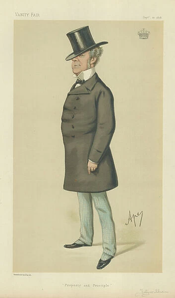 Earl Fitzwilliam (colour litho)