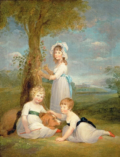 The Earl of Lincoln, Lady Anna Maria and Lady Charlotte Pelham Clinton