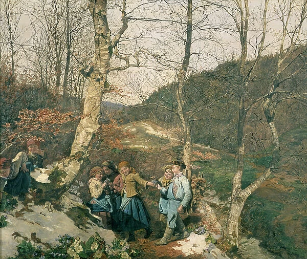 Early Spring in the Vienna Woods (The Violet Pickers)