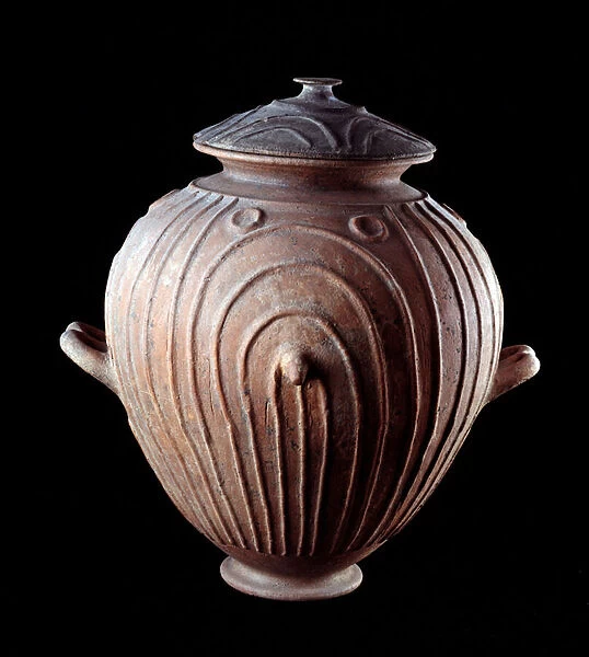 Earthenware olla, 680-670 BC