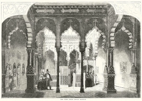 The East India House Museum (engraving)