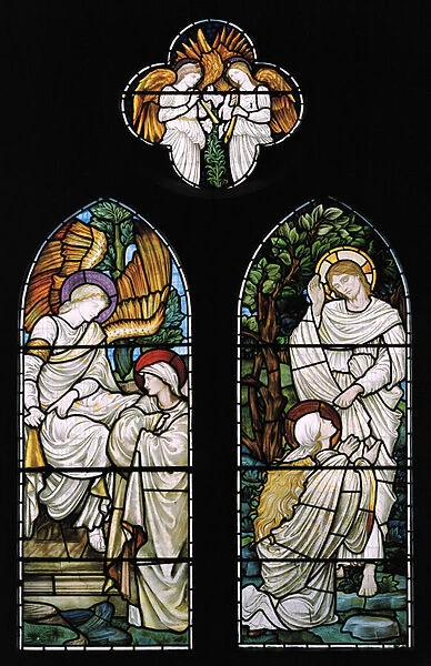 Easter Morning, Mary Magdalen, 1876 (stained glass)